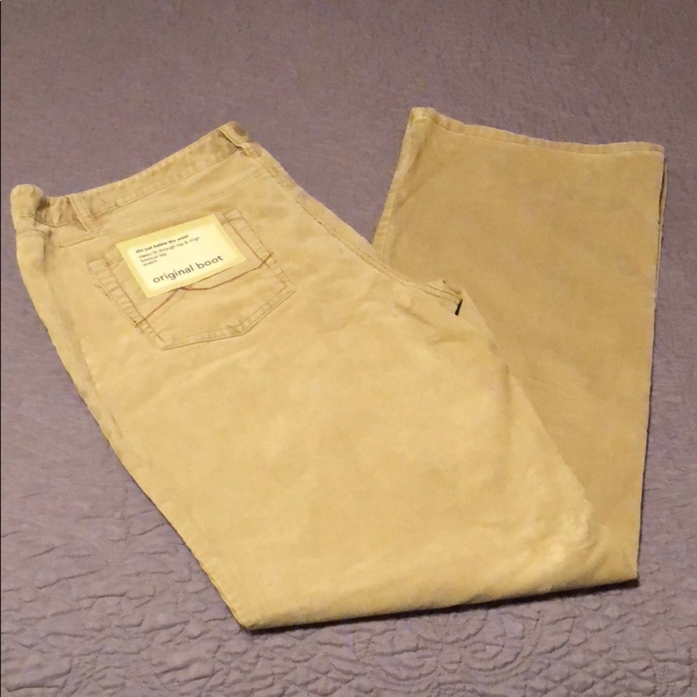 Ann Taylor Loft Corduroy Pants Boot Cut Size 18L